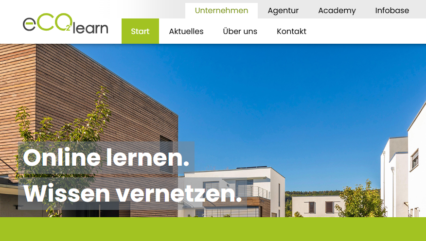 ecolearn Webseite erneuert 4 News Webseite
