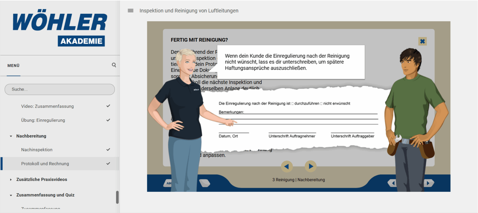 Dialoge helfen, Dokumente zu erläutern